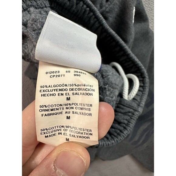 Champion Penn State Sweatpants Sz Medium Relaxed Fleece Gray Logo Spell out - Picture 4 of 5